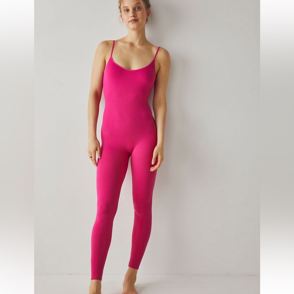 Free People Intimately Hot Pink Catsuit